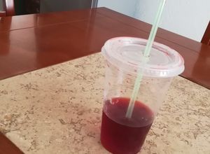 Una foto de Agua de jamaica