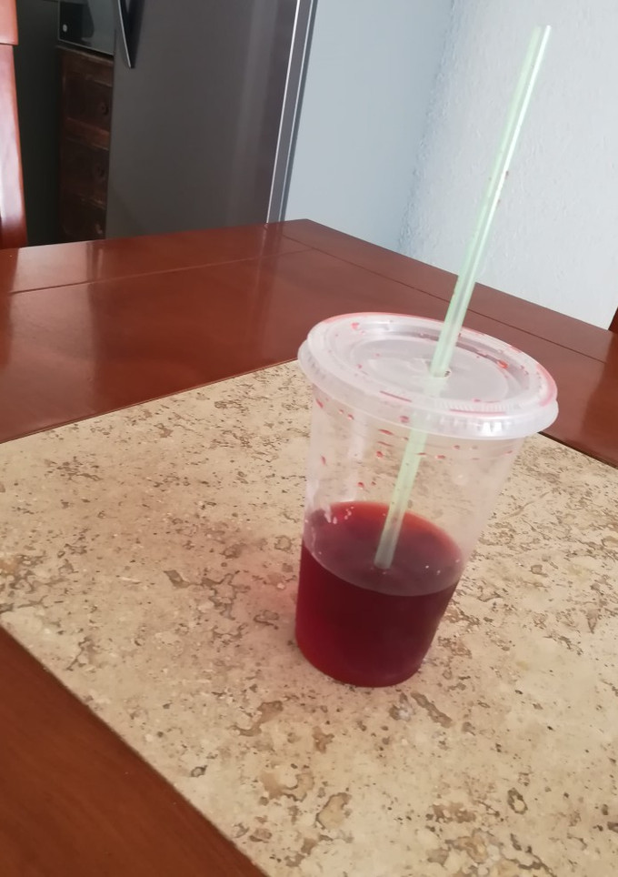 Una foto de Agua de jamaica