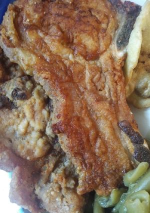 A picture of Shallow Fried Pork Chops.