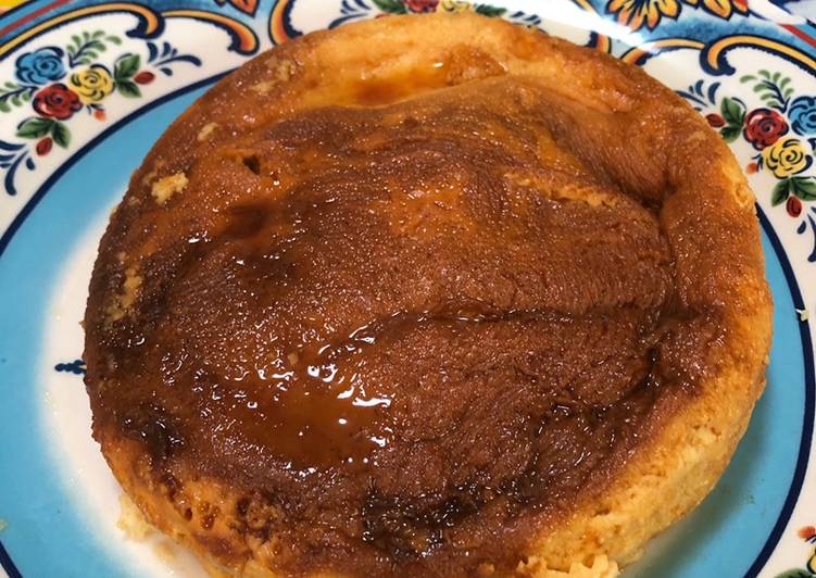 Flan napolitano con queso crema