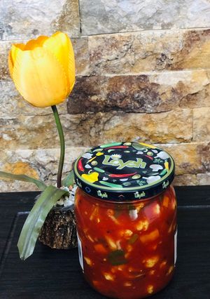 عکسی از دستور ترشی گوجه
