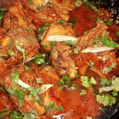 Chicken tikka karahi A picture of Chicken tikka karahi.