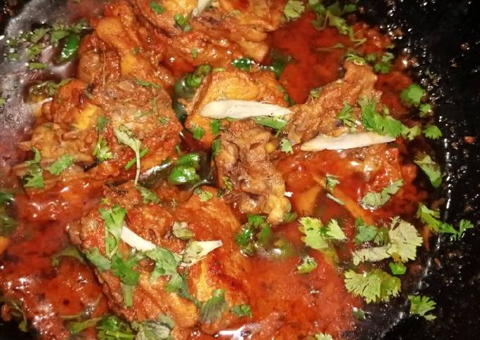 Steps to Make Favorite Chicken tikka karahi
