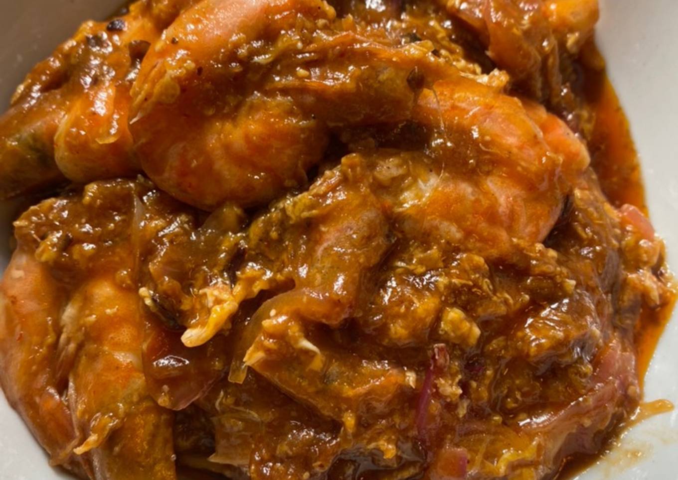 Udang Goreng Asem