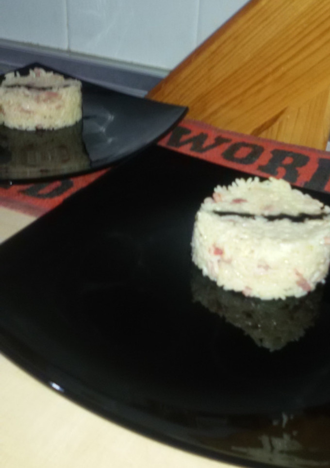 Una foto de Falso risotto de bacon