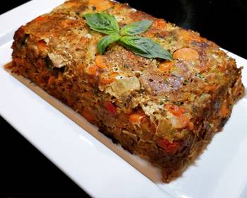 Ready to Serve Turkey and Vegetable Meatloaf Savory Delicious