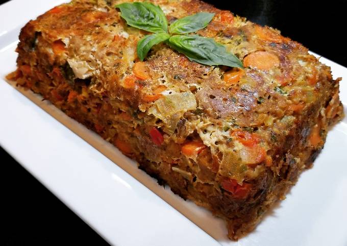 Recipe of Award-winning Turkey and Vegetable Meatloaf