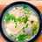 Salmon head miso soup (sup miso kepala salmon)