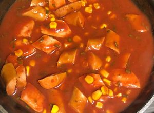 Foto de Molho de salsichas para cachorro (quente)