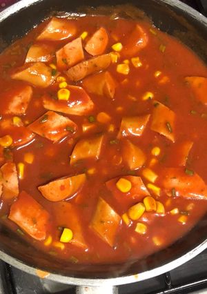 Foto de Molho de salsichas para cachorro (quente)