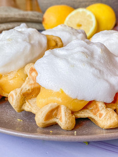 Una foto de Gofres fit Lemon pie