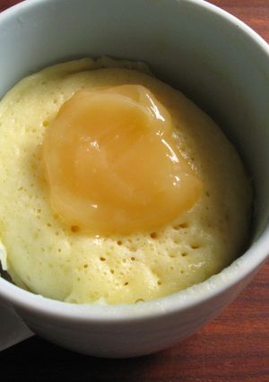 A picture of Mug Cream Cheese Cake.