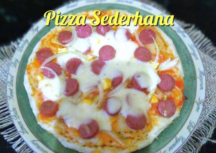 Resep Pizza Sederhana (Pake teflon, no ulen) Anti Gagal
