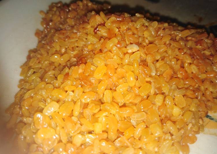 Recipe of Perfect Moong daal (namkeen)