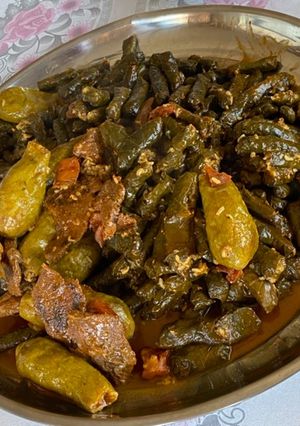 صورة لوصفة كوسى وورق دوالي باللحمه