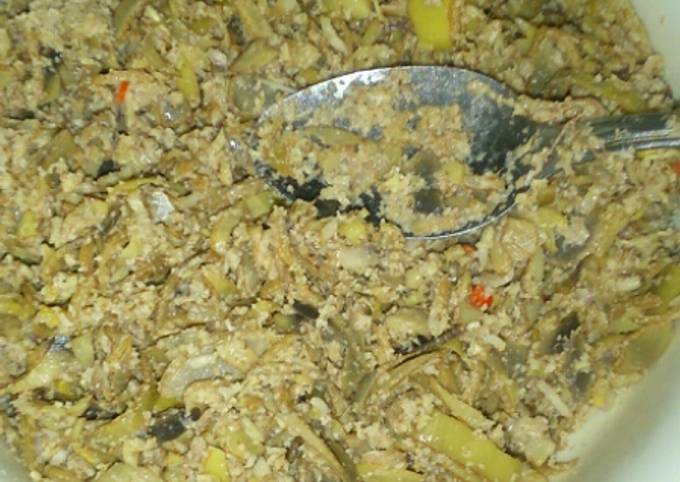 Ternyata begini lho! Resep praktis memasak Lawa jantung pisang sederhana dijamin lezat