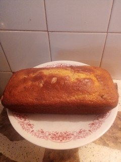 Una foto de Budín inglés con pasas de uva y maní