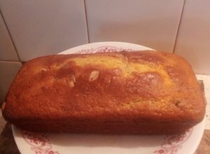 Una foto de Budín inglés con pasas de uva y maní