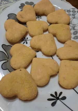 Una foto de Galletitas crocantes corazón saladas, con harina de maíz