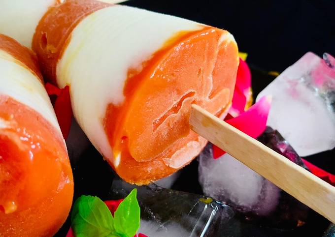 How to Make Any-night-of-the-week Mango Lassi popsicle