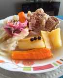Caldo de Res con yucas 👍🇵🇪