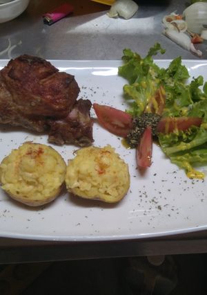 Una foto de Costilla de cerdo a la cerveza artesanal