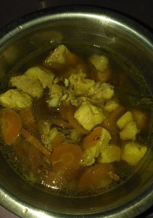 Foto resep Sop ayam tanpa minyak