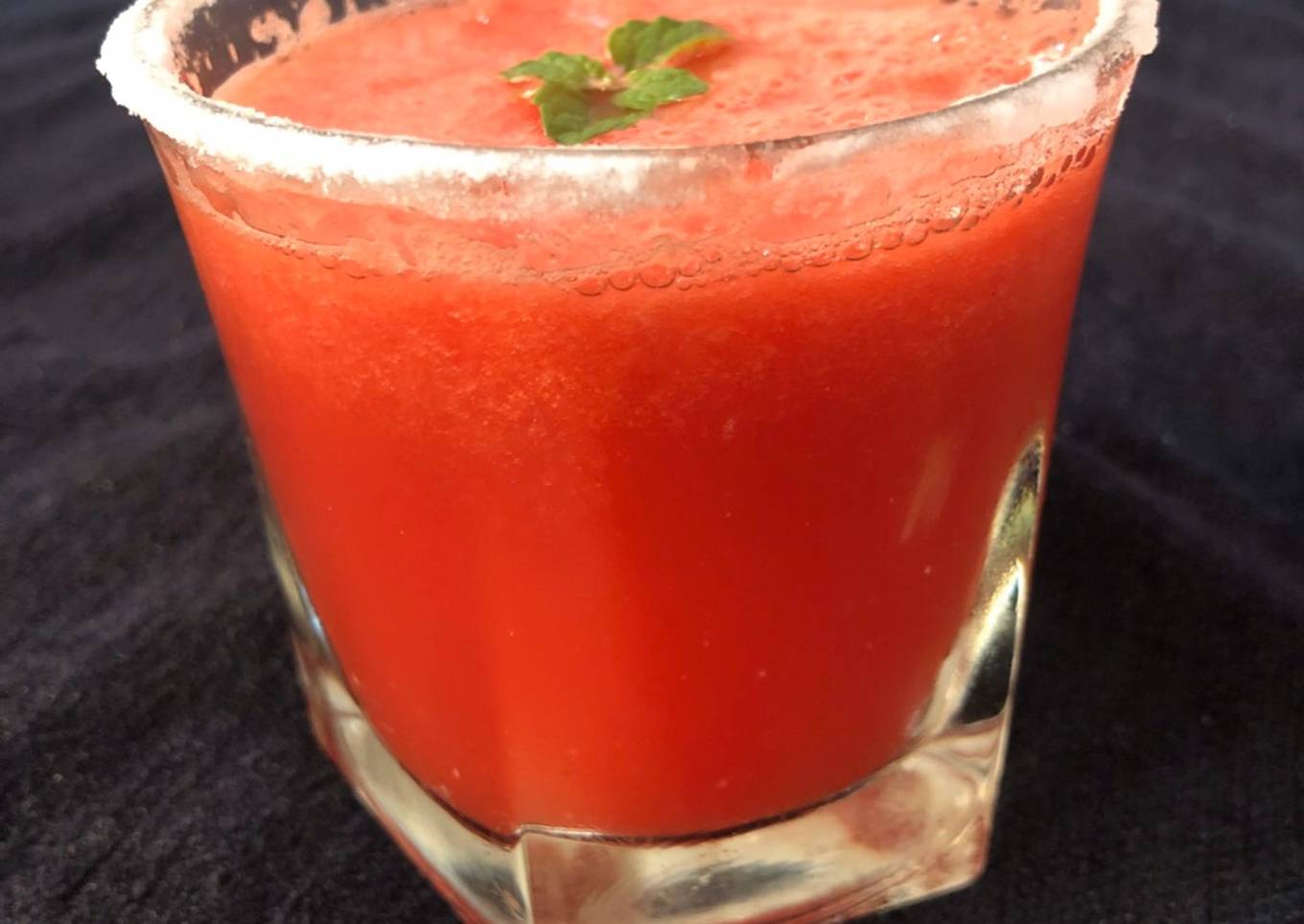 Fresh watermelon juice