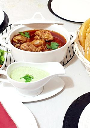 A picture of Chicken Quorma.