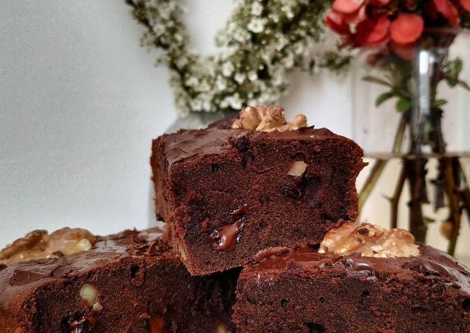 Brownie sans beurre et sans gluten đ«