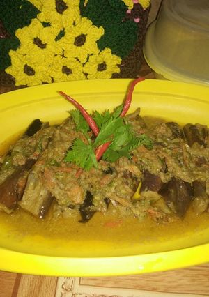 Foto resep Terong bakar santan