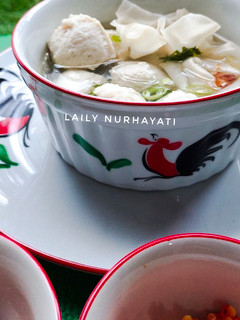 Foto resep Bakso ayam komplit (blender)
