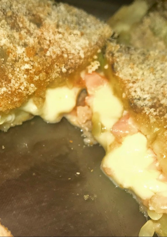 Una foto de Bocaditos de Calabacín Salmón y Queso