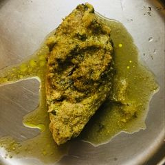 Bhapa illish(steamed hilsa) A picture of Bhapa illish(steamed hilsa).