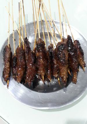 Foto resep Sate daging giling