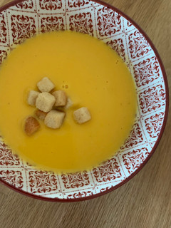 Una foto de Vichyssoise en Thermomix con boniato ¡todo un acierto!