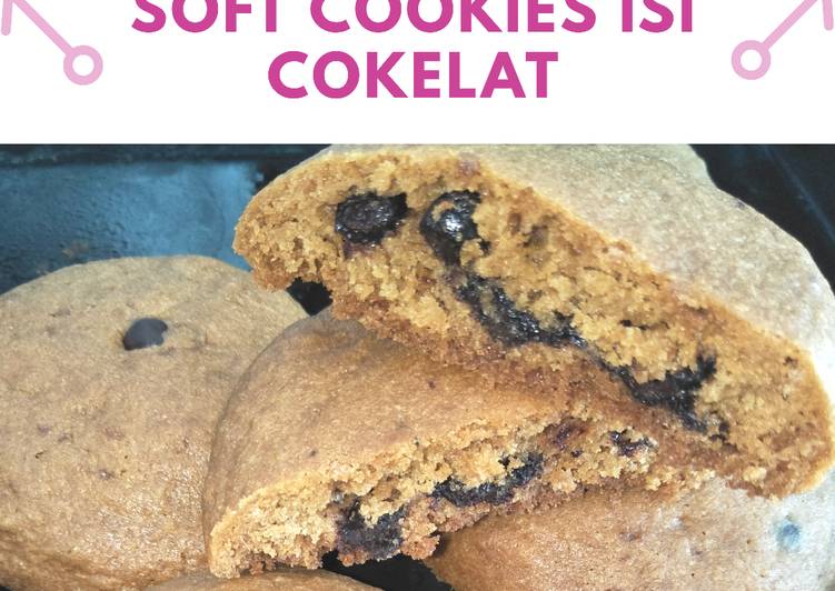 Resep 44. Soft Cookies Isi Cokelat yang Wajib Dicoba