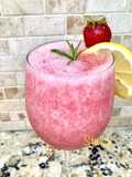 Ποτό χωρίς αλκοόλ με φράουλα -(Virgin Strawberry Daiquiri)! 🍓