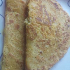 A picture of Besan ka chilla.