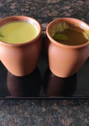 घरेलु इम्युनिटी ड्रिंक (gharelu immunity drink recepie in hindi) रेसिपी मुख्य फोटो