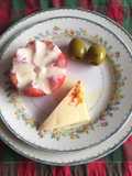 Entrada de queso y aceitunas