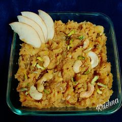 A picture of Apple halwa 🍎.