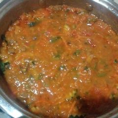 A picture of Spicy thick pumpkin soup#authors marathon.