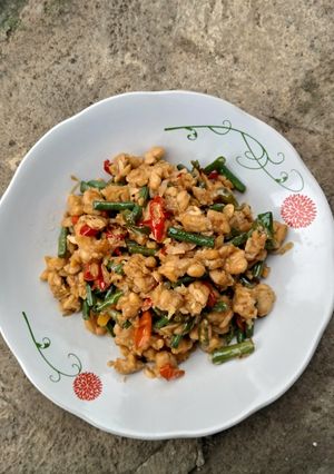 Foto resep Tumis Tempe Kacang Panjang Pedas (No Micin)