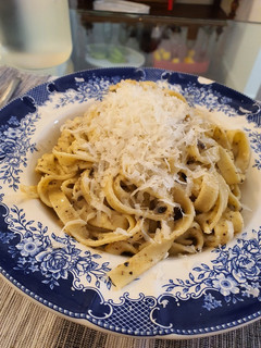 Una foto de Pasta casera con trufa