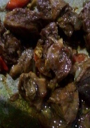 Foto resep Oseng daging lengkuas no santan