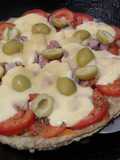 Pizza Express, sin horno, sin levadura