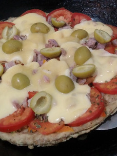 Una foto de Pizza Express, sin horno, sin levadura