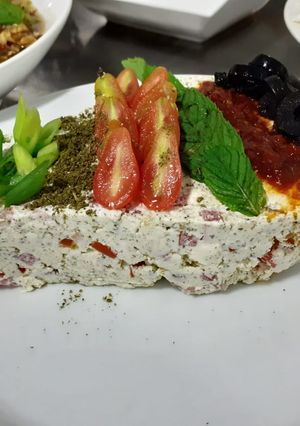 صورة لوصفة سلطة جبنة الفيتا