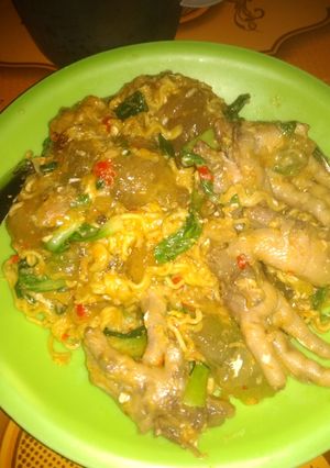 Foto resep Seblak ceker+mie pedas nikmat
